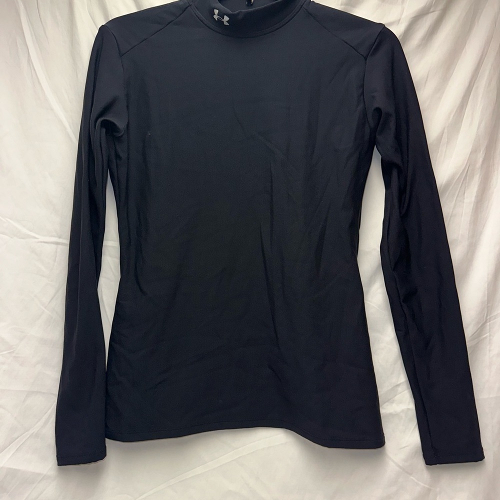Under Armour Women's Midnight Black Long Sleeve Tee